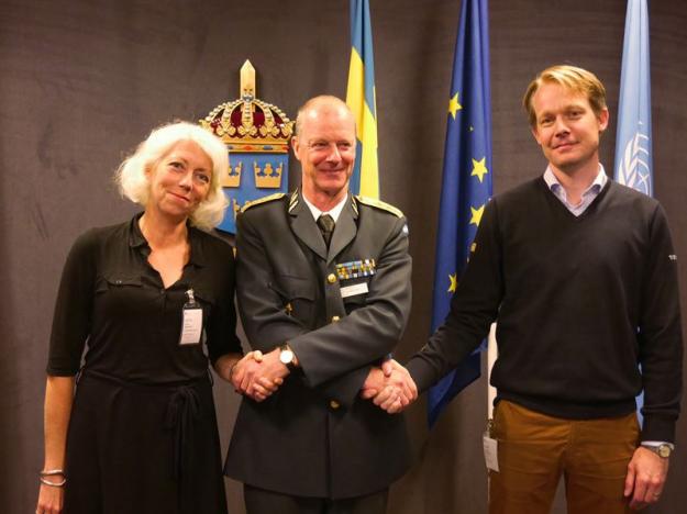 Anita Asklund, Klas Eksell och Joakim Arndorw.