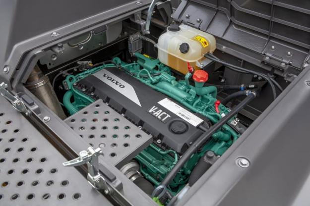 EC350E har klassledande bränsleeffektivitet. D8M Volvomotorn har en märkeffekt på 1 600 rpm. Maskinen är dessutom utrustad med automatisk tomgångsfunktion och avstängning så att inte bränsle förbrukas i onödan.
