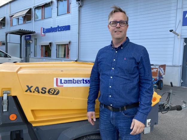 Anders Persson, produktadministratör på Lambertsson.