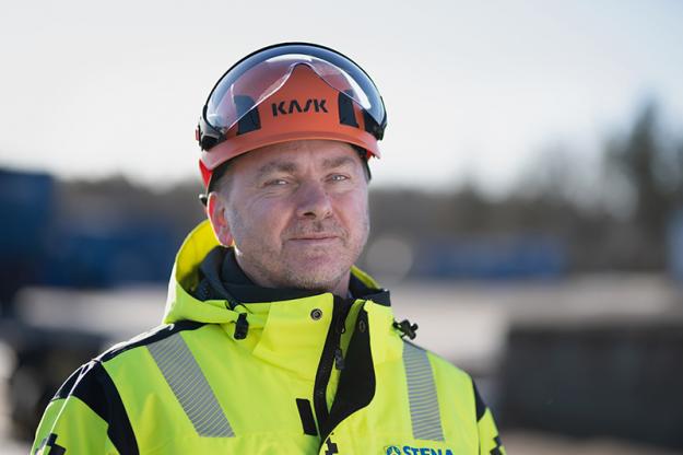 Michael Eng, filialchef Stena Recycling i Borås.