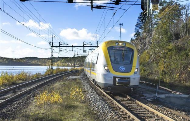 Regiontåg i Västra Götaland.