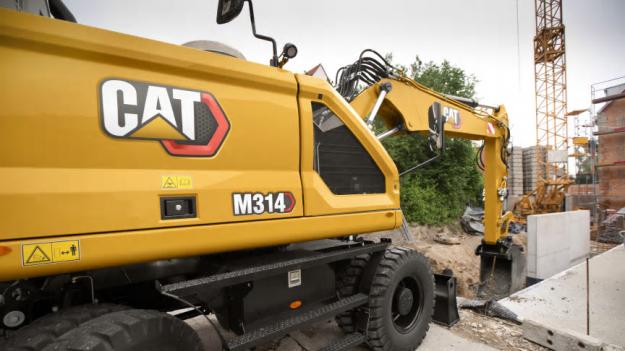 Nya hjulgrävaren Cat M314.
