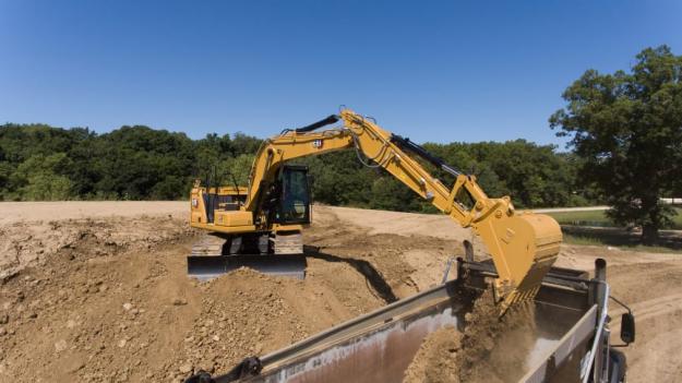Cat 313 bandgrävare, som ingår i Caterpillars nya Next Generation-serie.