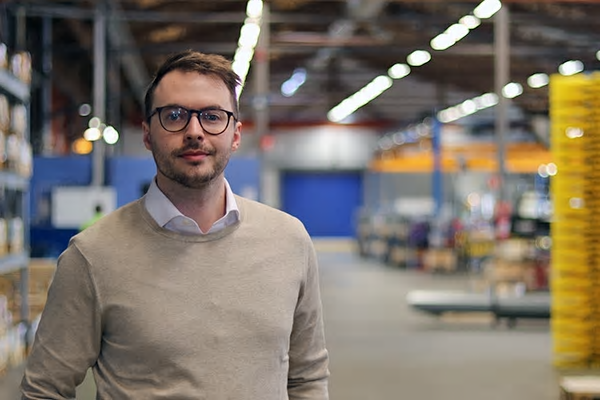 Manne Sjöberg, marknadsansvarig på Holms industrier.