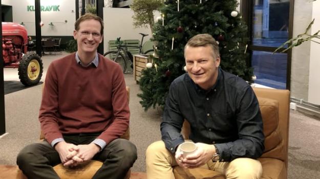 Christian Knutsson och Christian Lenander, grundare till Klaravik.