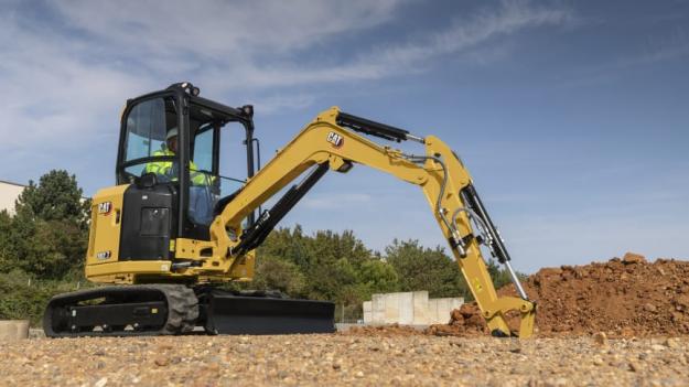 Cat 303 CR Next generation i arbete.